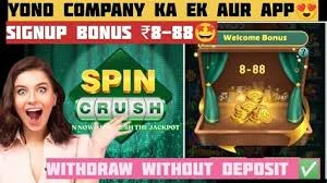 Spin Crush All Yono Game App 2026 – ₹50 to ₹450 Bonus | ₹100 Min Withdrawal | Spin Crush Download Se Paise Kaise Kamaye - Earn Real Cash 2026