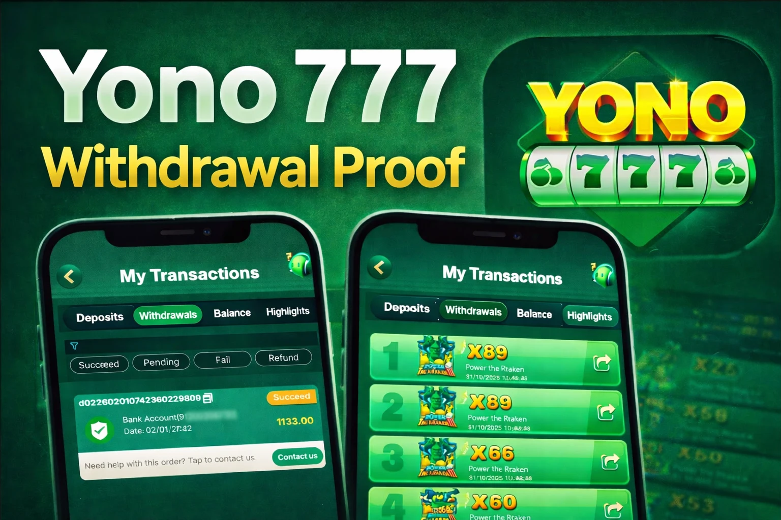 Yono 777 Withdrawal Proof – Aaj Ka Real Successful Withdrawal Experience